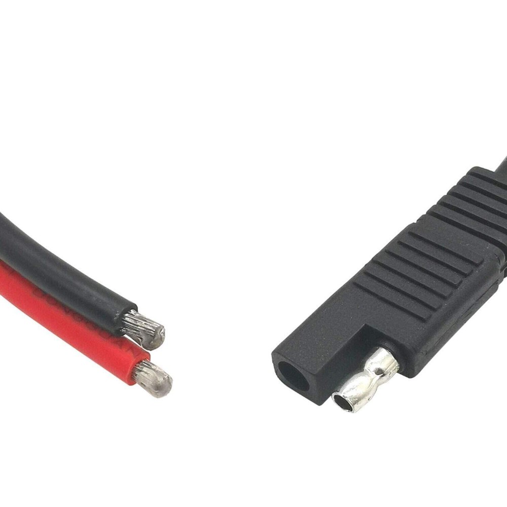 SAE 2 Pin Quick Connector Disconnect Plug Cable SAE Connector 2 Pin Single Pl...