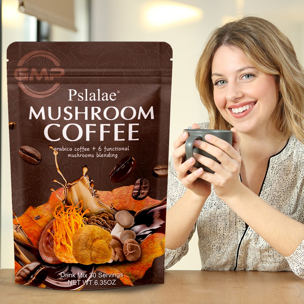 Mushroom Coffee - Enhances Concentration, Boosts Immunity, and Increases Energy