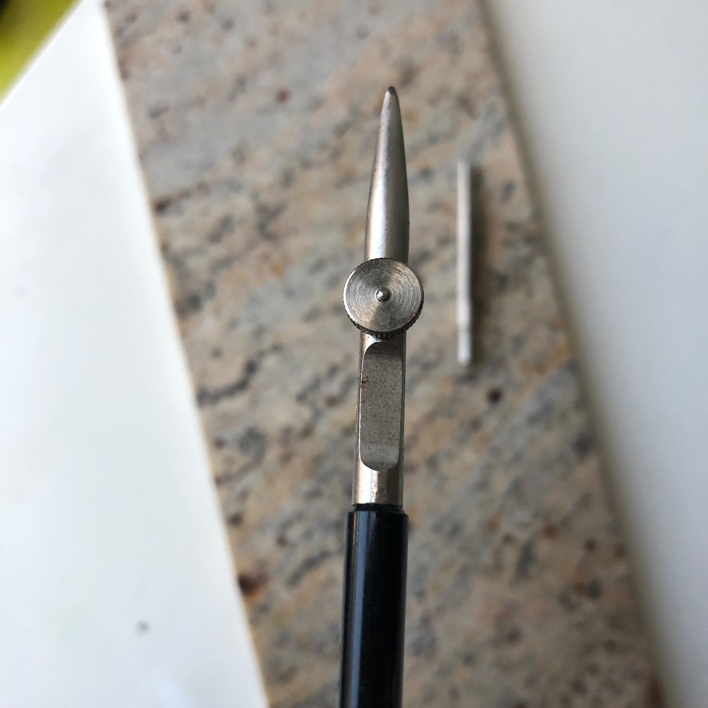 Vintage Drafting Ruling Pen / Drafting Tool w/ Spare Head / Top