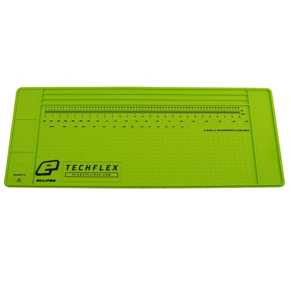 Planet Eclipse Paintball Techflex XL Magnetic Tech Mat Maintenance Lime Green