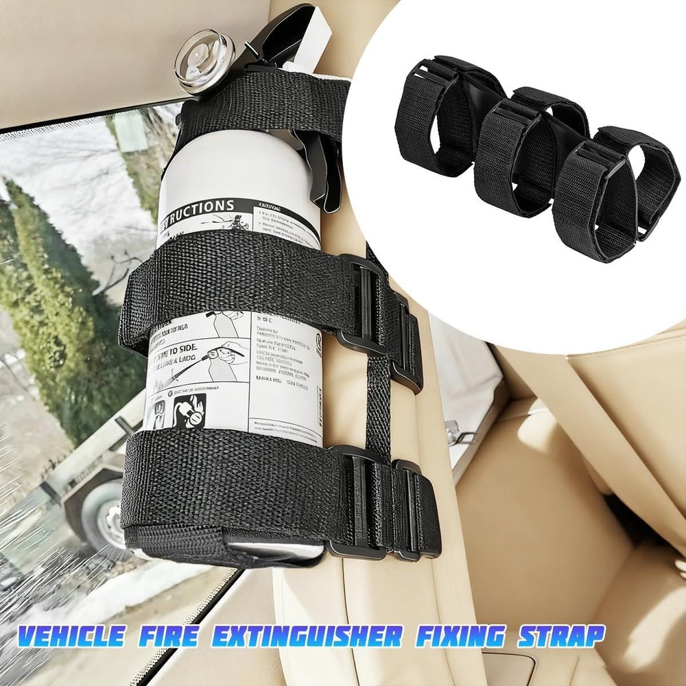 Fire Extinguisher Holder Adjustable Roll Bar Extinguisher Strap Sling Bracket