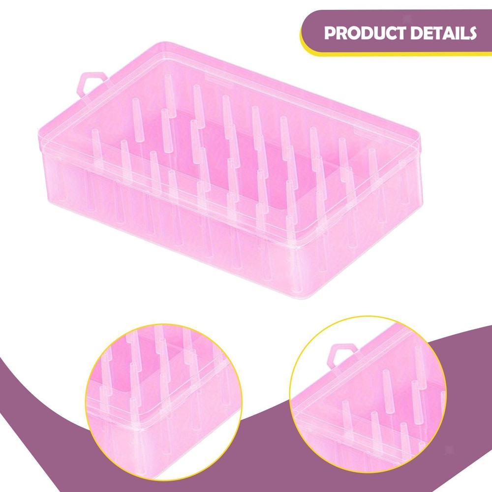 Sewing Thread Storage Box Bobbins Storage Case Accessories Multipurpose Portable