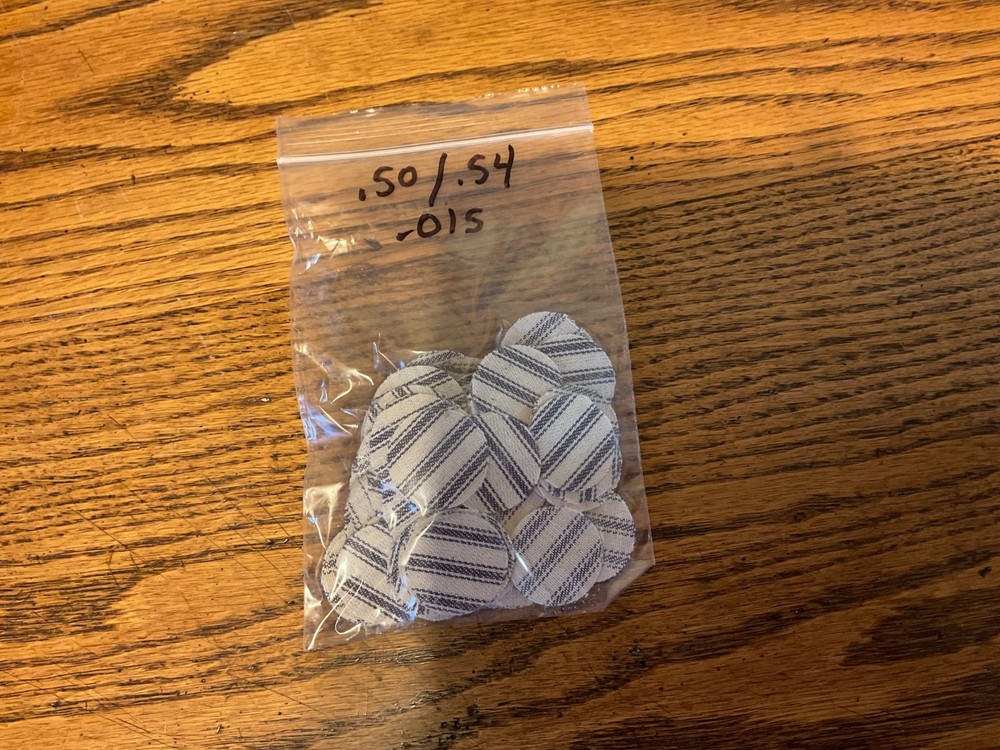 .50/.54 Muzzleloader Patches