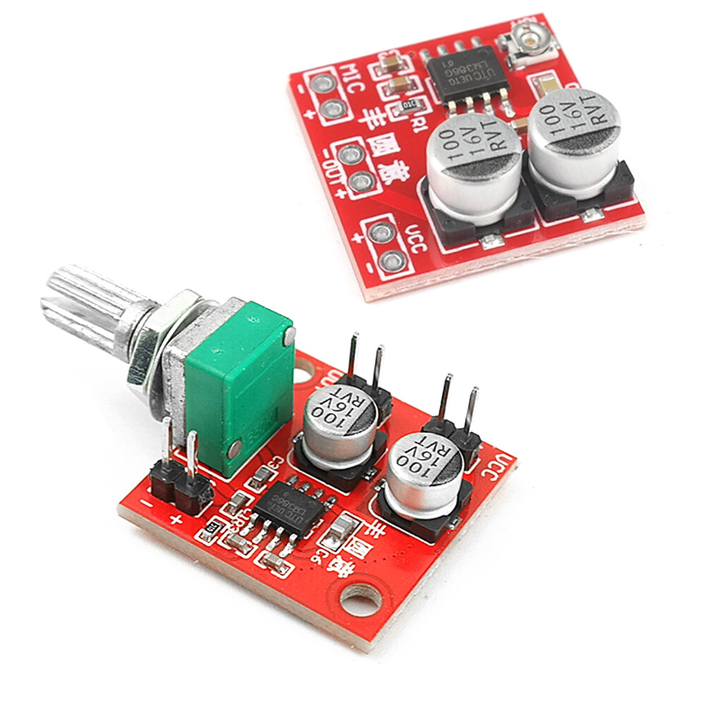 LM386 DC4V-12V Electret Microphone Amplifier Module Board