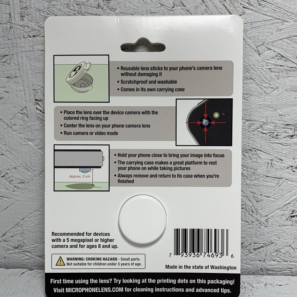 8x Magnification Micro Phone Camera Lens