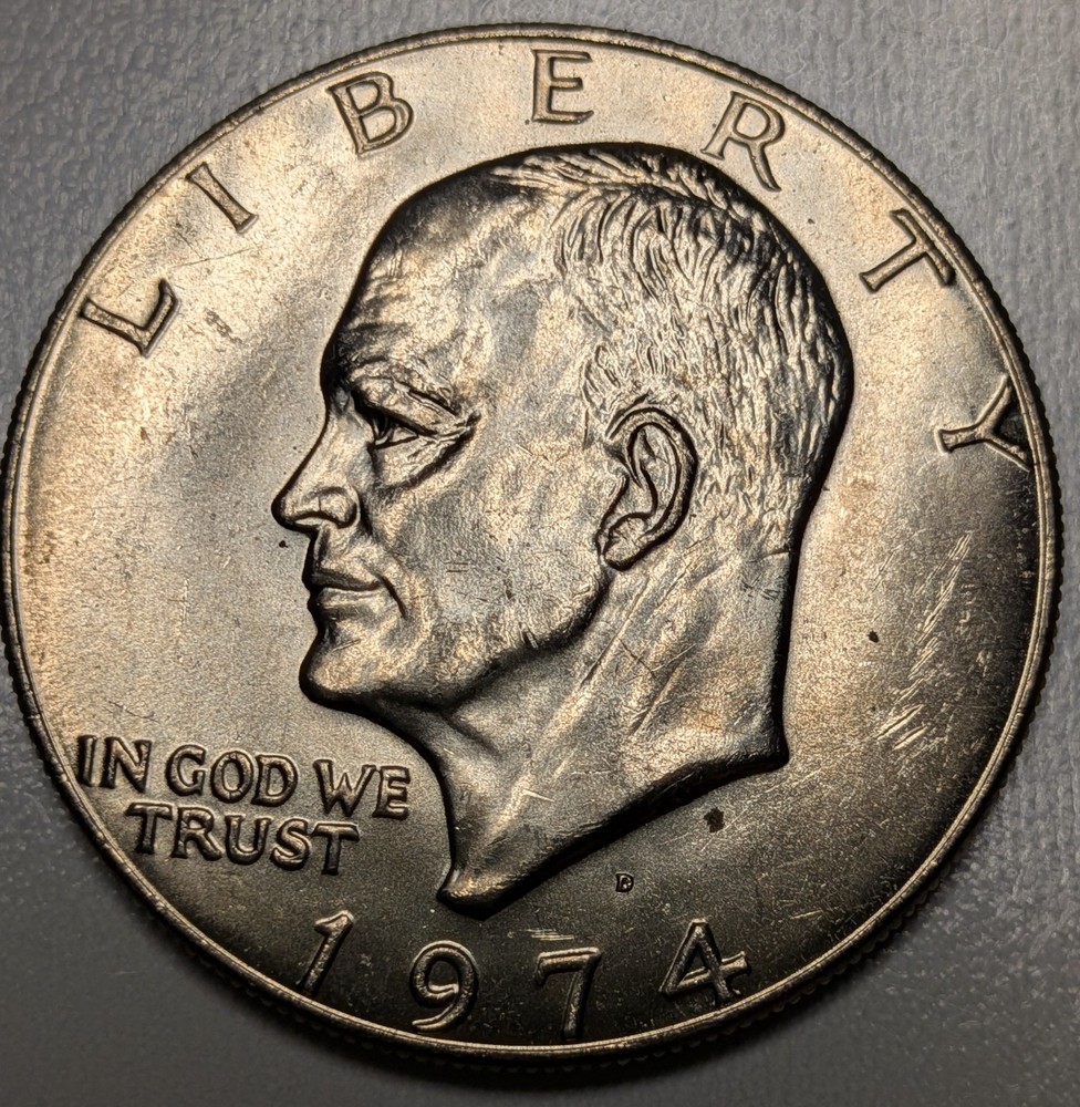 1974 D Eisenhower Ike Dollar Uncirculated