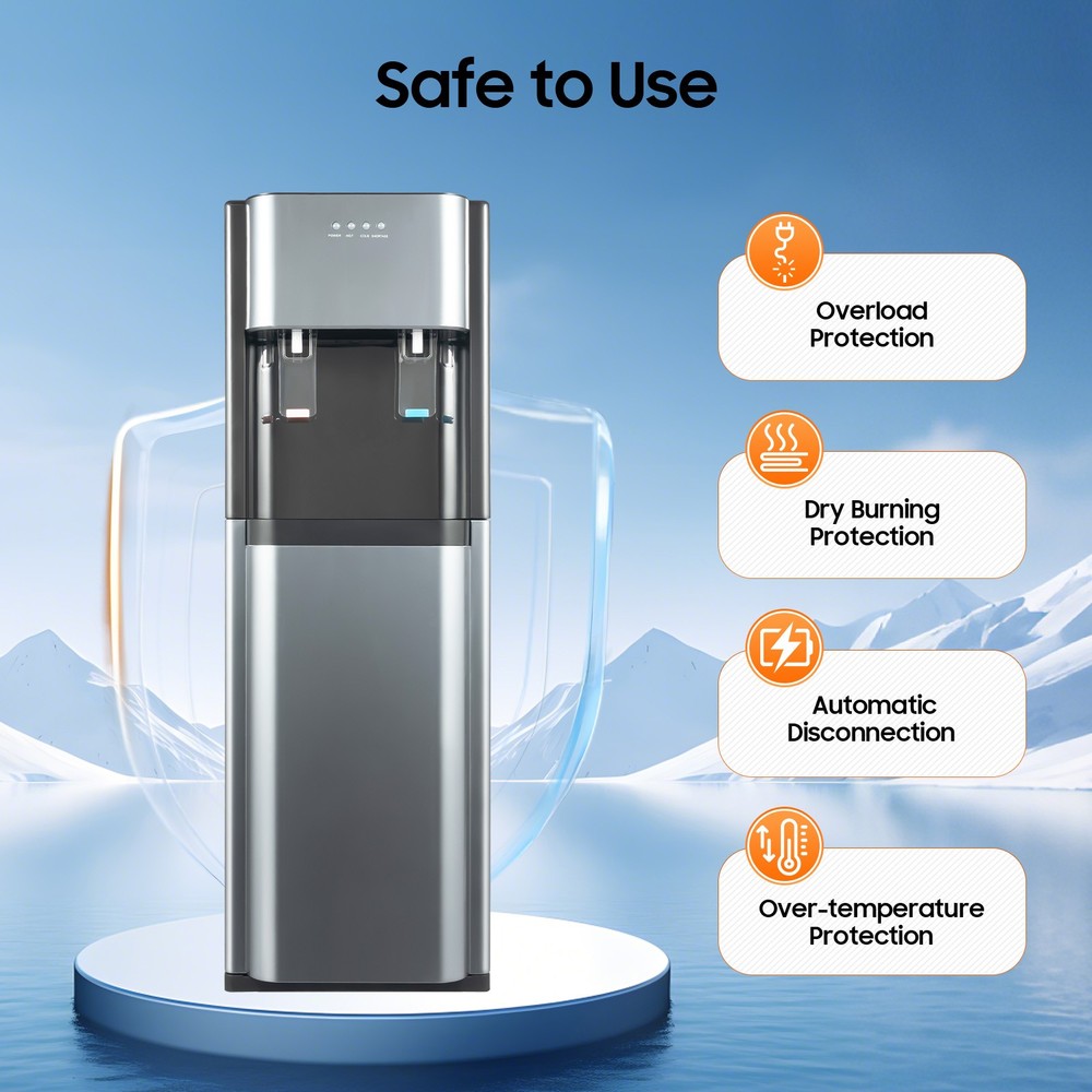 20L Bottom Loading Office/Home Water Dispenser Floor Hot/Cold Drinking Machine