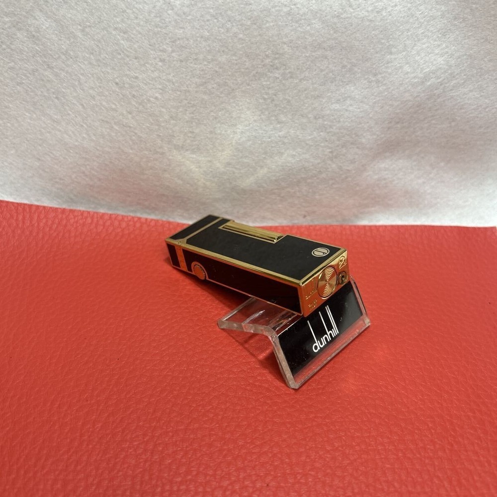 Overhauled Dunhill Rollagas lighter Black Gold d mark without box