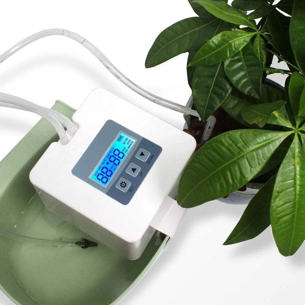 Automatic Drip Irrigation Kit for Indoor Plants with Programmable Water Timer