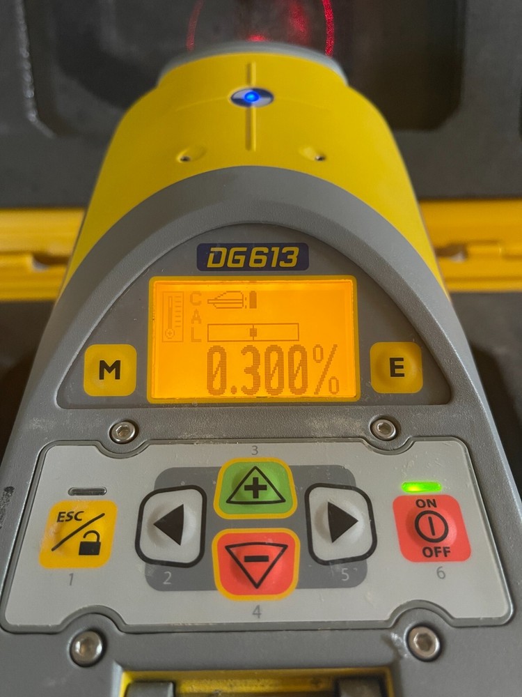 Spectra Precision Trimble Model DG613 Red Beam Straight Pipe Laser