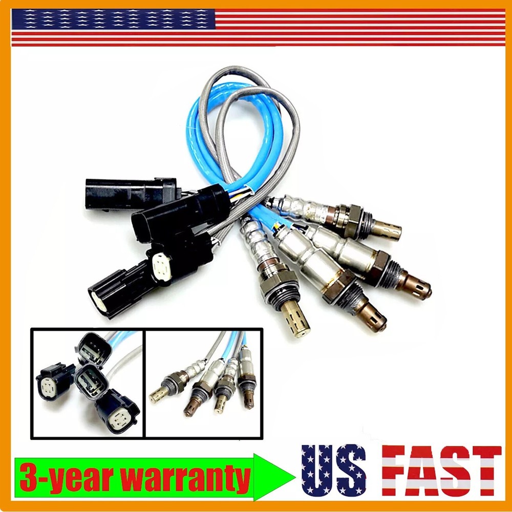 3.5L 4Pcs Up&Downstream Oxygen Sensor For Ford Edge 2011-2014 Explorer 2011-2012