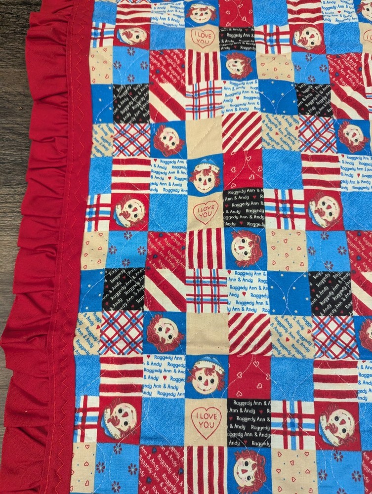 Raggedy Ann And Andy Vintage Nursery Crib Set Bundle