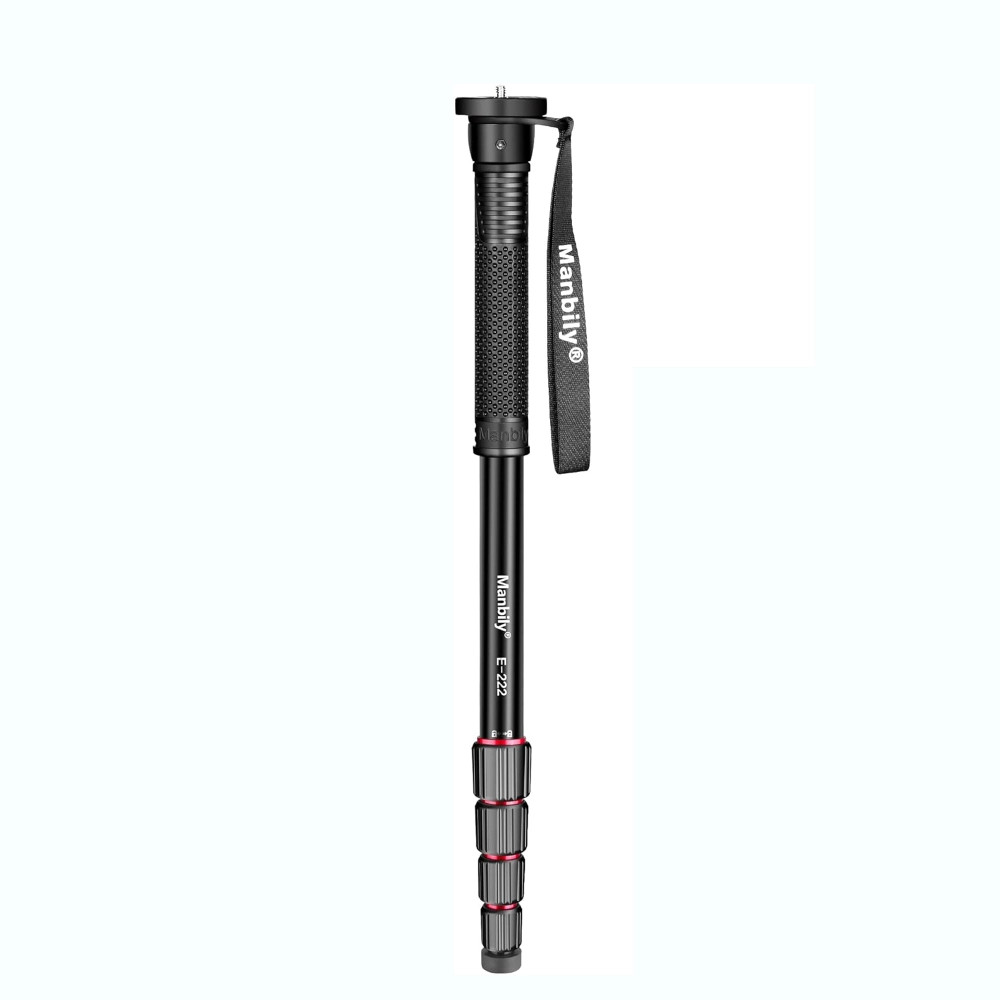Manbily Camera Monopod, E-222 (Red&Black）Camera Monopod Portable Monopod US