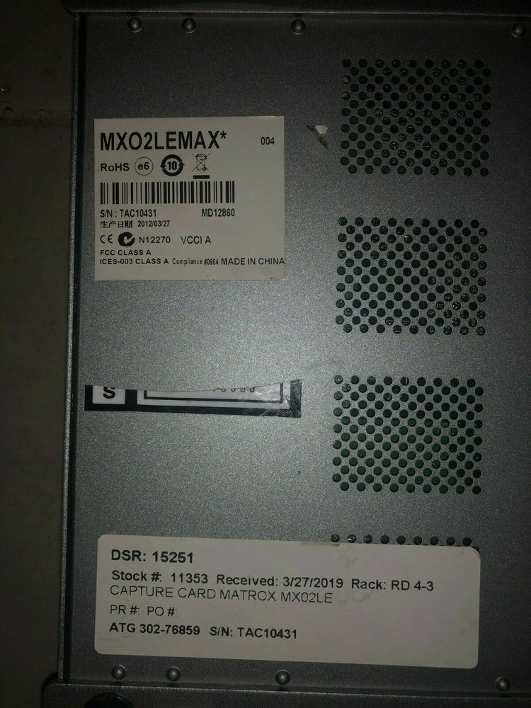 Matrox MXO2 LE Digital Video Solutions MXO2LEMAX