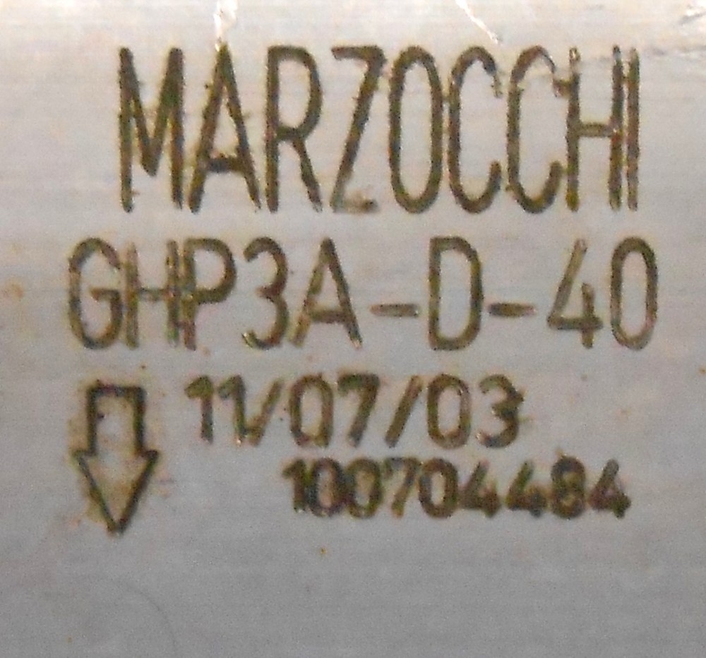 MARZOCCHI PUMP, GHP3A-D-40