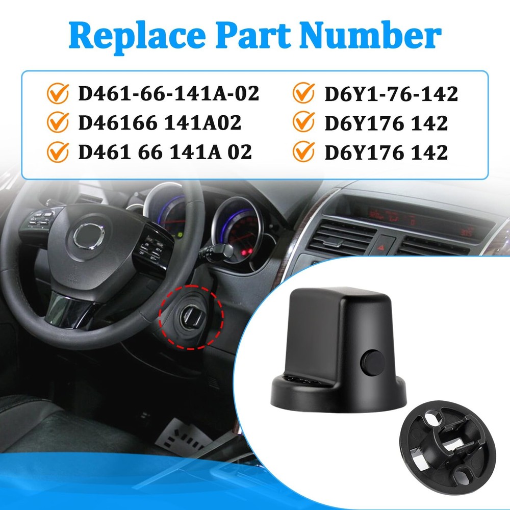 Ignition Key Knob Push Turn Switch for Mazda, Parts Compatible with 2006-2012...