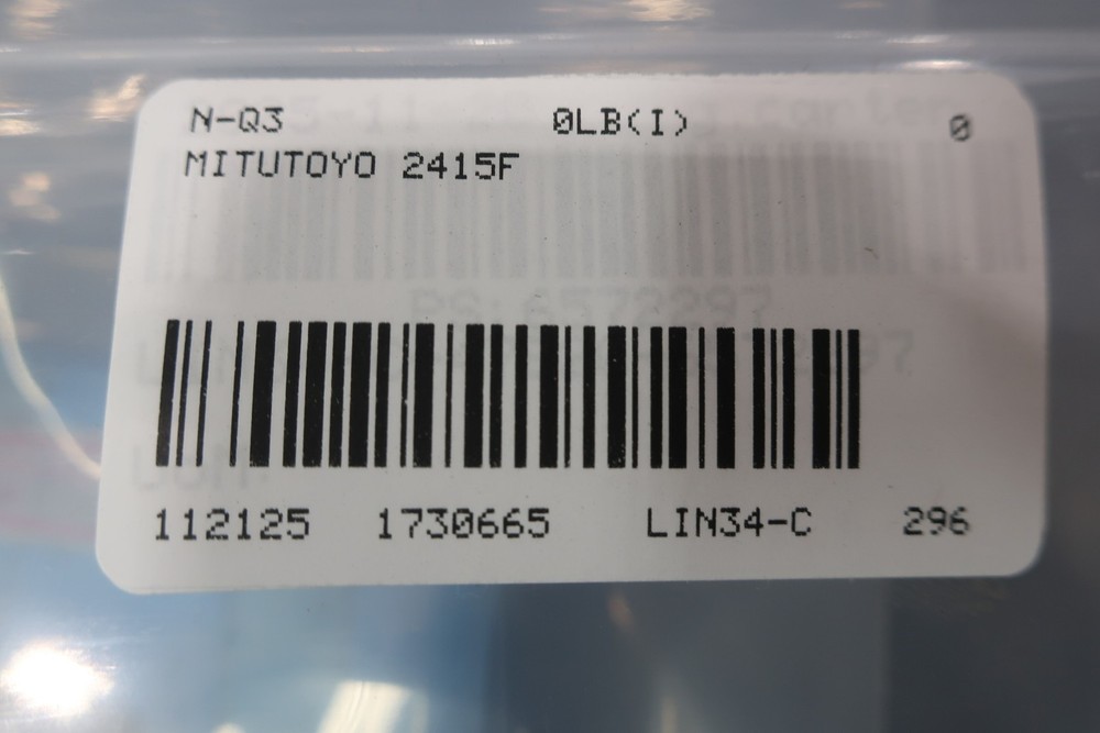Mitutoyo 2415F Dial Indicator