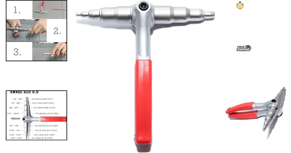 High-Quality Copper Pipe Expander Tool for HVAC & Refrigeration Projects