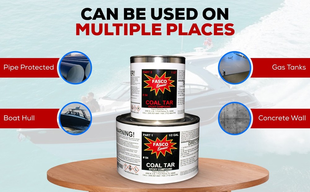 Fasco #54 - Coal Tar Epoxy - 1.5 Gallon Kit