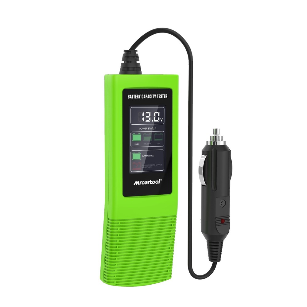 Car Battery Tester Capacity Analyzer Voltage Test 12V/24V With Cigarette Lighter