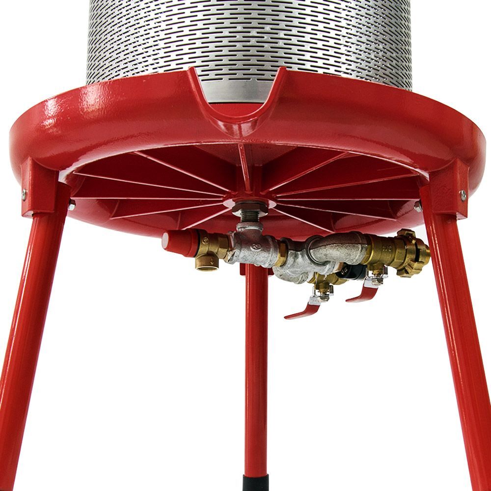 Hydraulic Fruit Wine Apple Press 10.7Gal Stainless Steel for Wine Cider Making