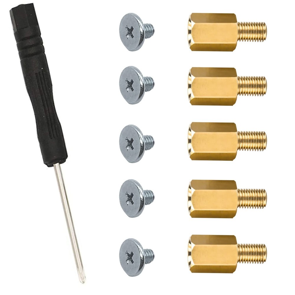 Complete PS5 M.2 SSD Screw Set - Magnetic Driver & Secure stainless steel