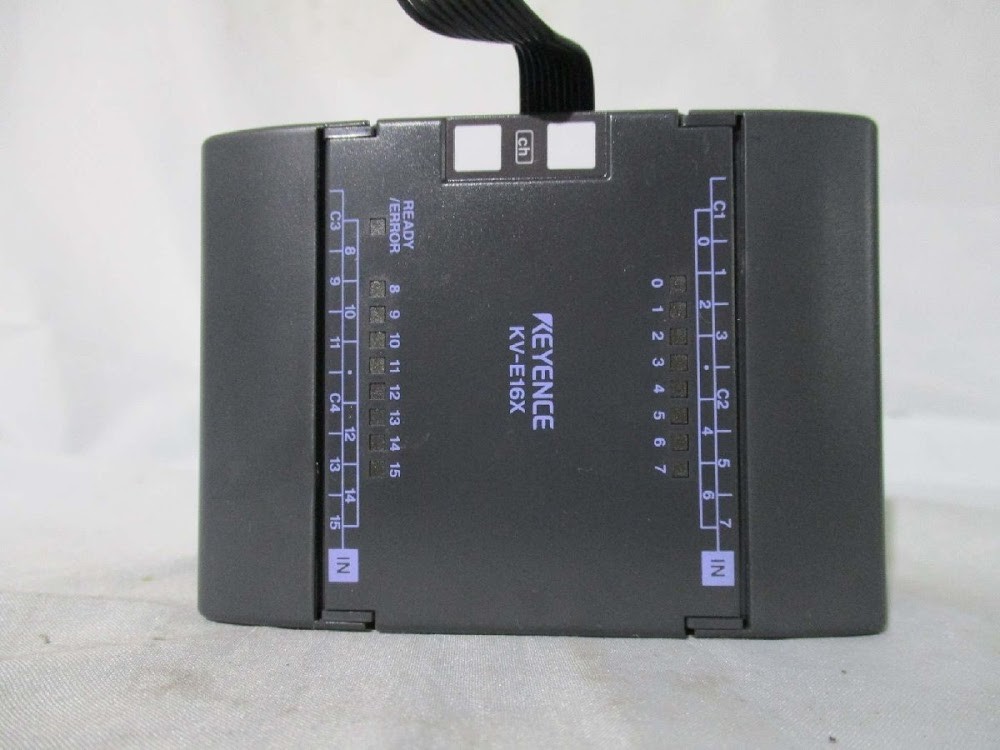 KEYENCE KV-E16X PLC with Built-in Display Function USED #7