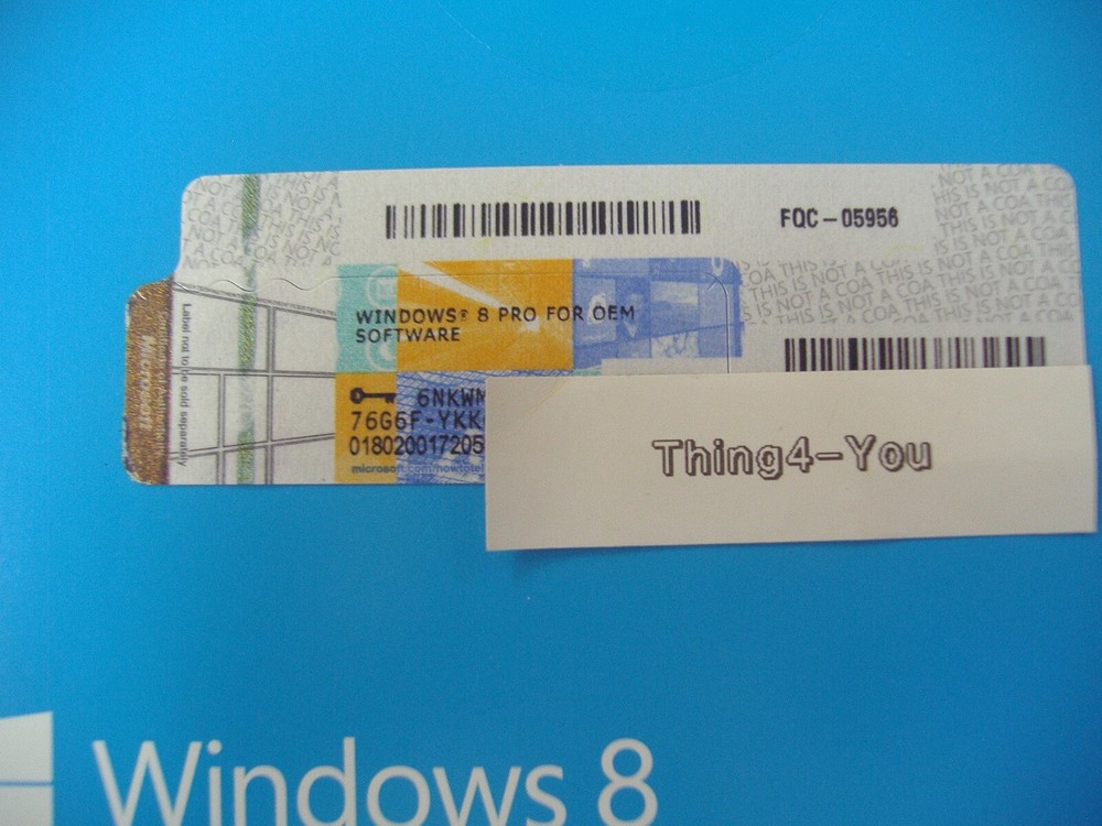 Microsoft Windows 8 Pro x64 64 Bit DVD Full English Version MS WIN 8 =NEW=