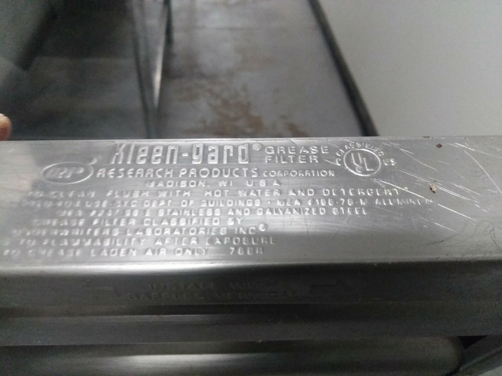 6 Greese Baffles 20x25x2 Preowned sskg 994