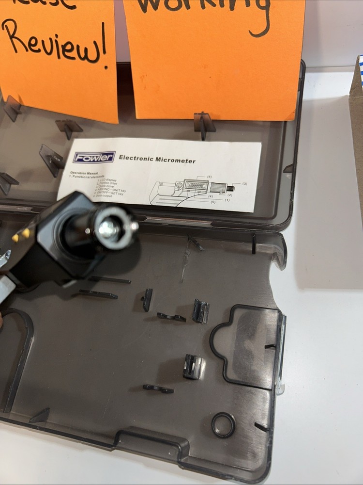 Fowler 54-870-003-0 Xtra-Value II Electronic Micrometer, 2-3"/50-75mm Range