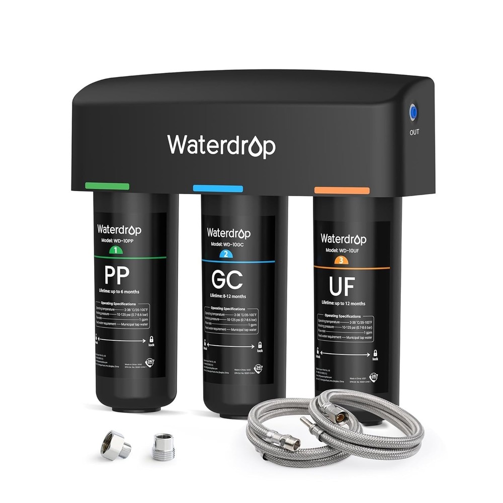 Waterdrop WD-TSA-UF 0.01 μm Ultra Filtration Under Sink Water Filter
