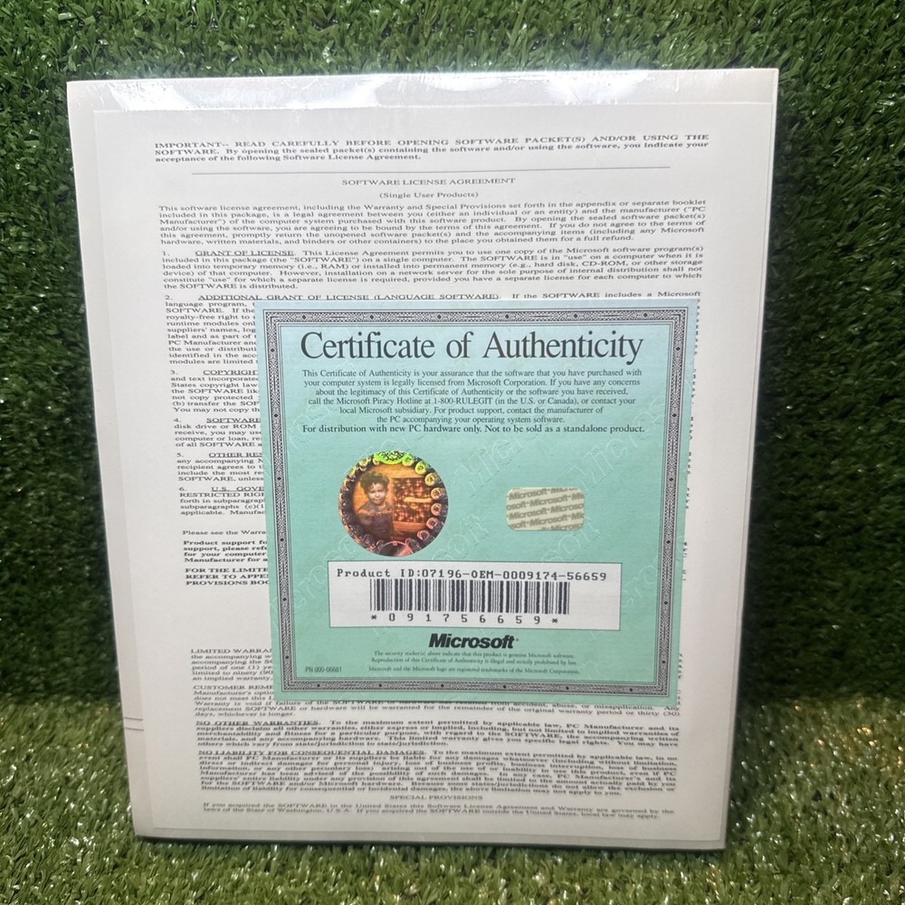 Microsoft MS-DOS & Windows for Workgroups MANUAL ONLY (NEW sealed) NO DISK