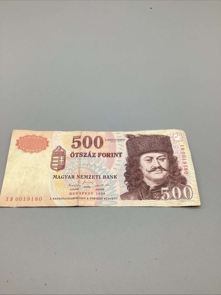 HUNGARY 500 Forint Banknote 1998