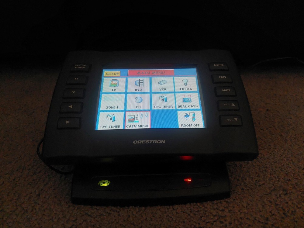 Crestron ST-1700C Touch-Screen Multimedia Control Panel with new battery