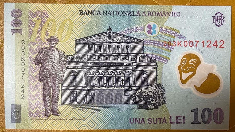 2020 / Romania / 100 Lei / Polymer Banknote / UNC