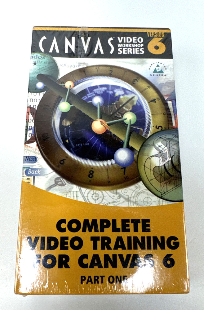 Canvas 6 VHS 2 Part Video Workshop Series (Sealed)