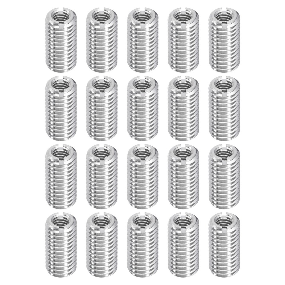 25Pcs Threaded Inserts, M6-1x20 & M10-1.5x20 Thread Repair Insert