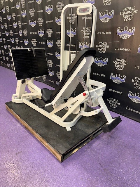 Cybex VR2 Seated Leg Squat Press w / 500 Lb Stack - Belt Driven - Beast