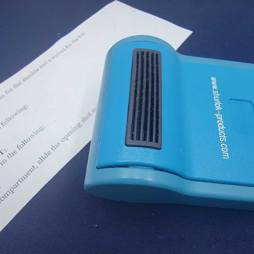 ShurLok Key Safe Lock Box Combination Access Blue