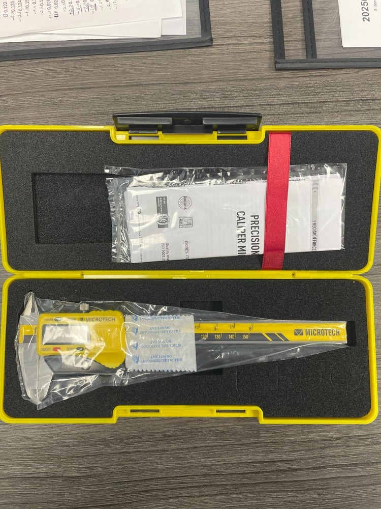 Microtech Precision Force Digital Calipers 6 Inch New with Case