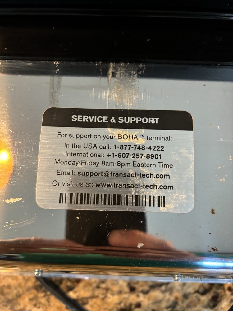 BOHA! MOD 9800 Transact Terminal
