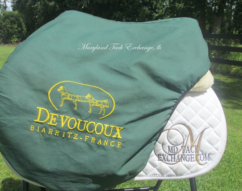 18" DEVOUCOUX BIARRITZ D3D close contact jumping saddle 3A flaps-2014 MODEL!