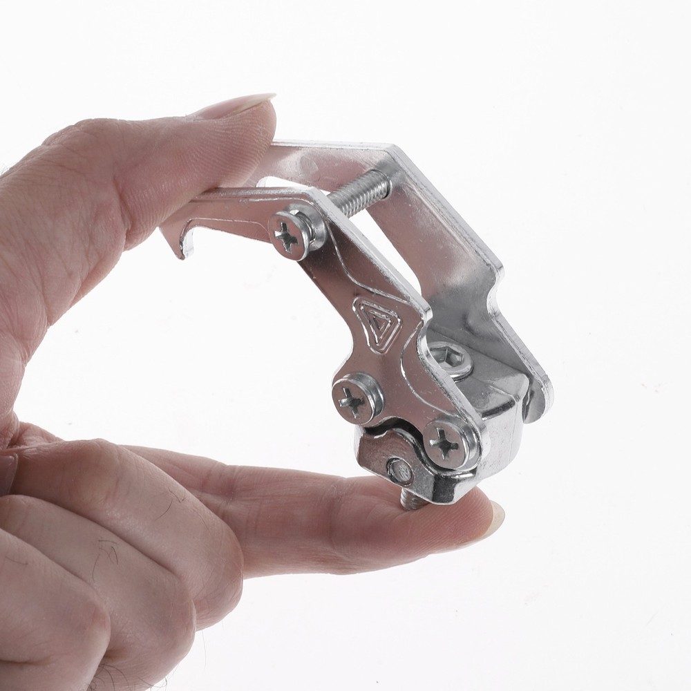 Motorcycle claw hook 1p silver 62mm