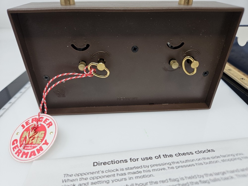Vintage Jerger Chess Timer, In Box Unused
