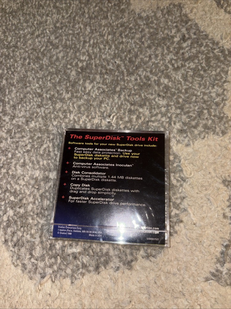 New Sealed Imation Super Disk 20 MB