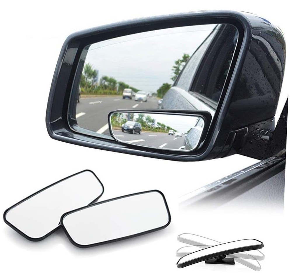 Blind Spot Mirror, Rectangle Adjustable Car Auxiliary Adhesive Rectangle
