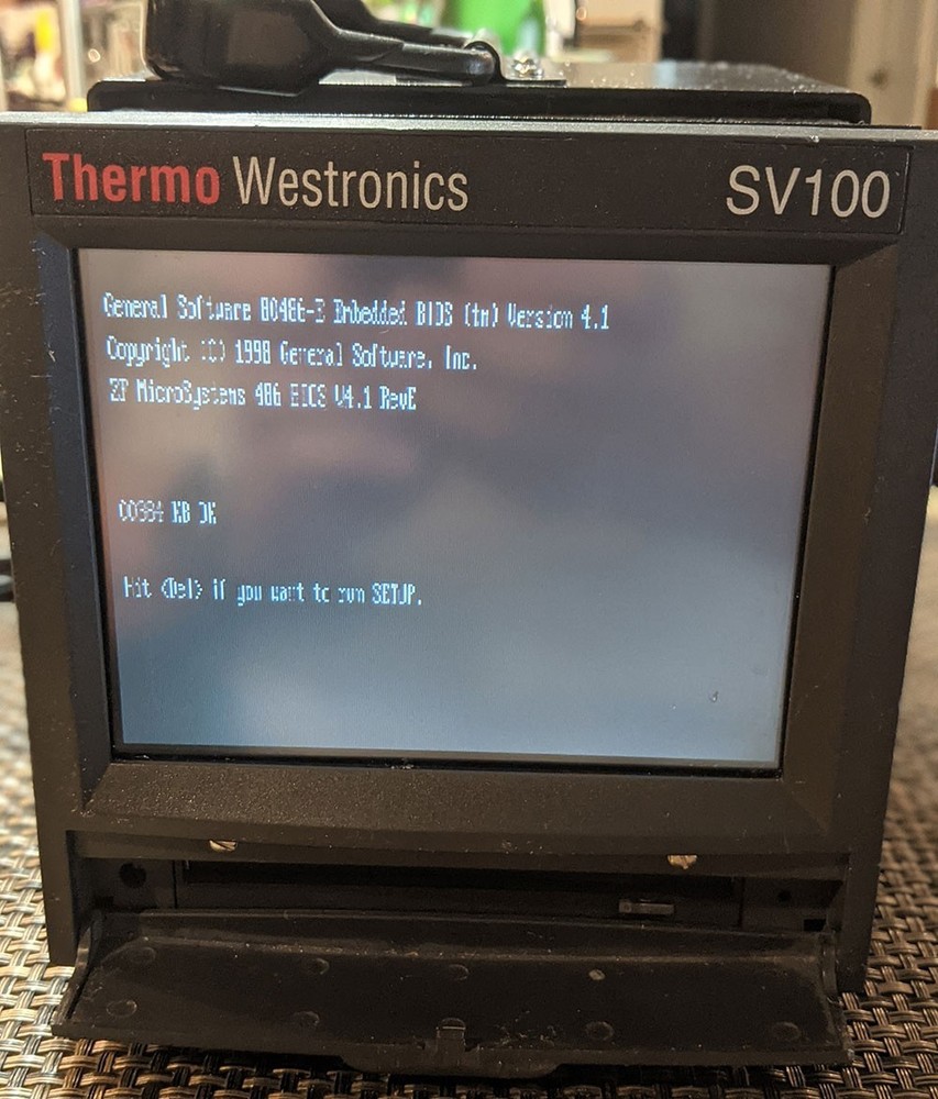 Thermo-Westronics SV100 Video Data Recorder With Power Cable