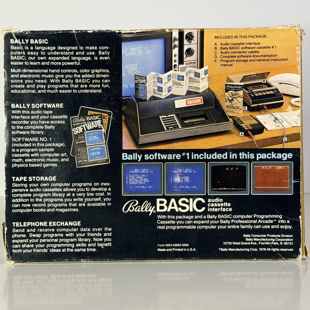 ⚡️RARE Bally BASIC Audio Cassette Interface Vintage ACI-0100 ⚠️TESTED