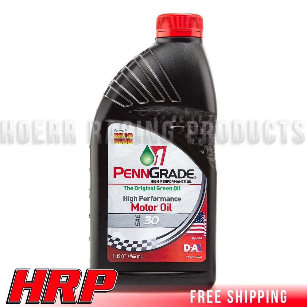 PENN GRADE 71396, Monograde High Performance Oil SAE 30, 1 Quart (6 PACK)