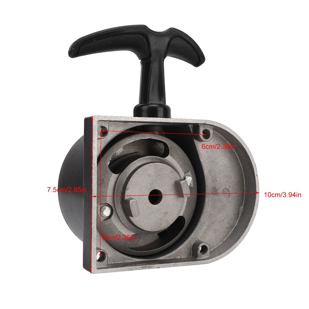 Pull Starter Aluminum Low Noise Efficient For 49cc To 80cc 2 Stroke JNTR